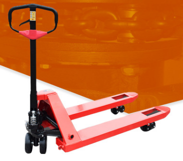 大連超市用手動(dòng)液壓搬運(yùn)車(chē)裝卸貨物