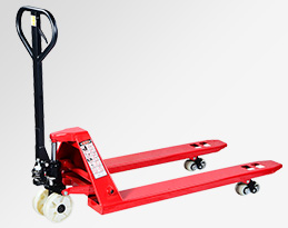 手動(dòng)液壓搬運(yùn)車的手柄操作貨物搬運(yùn)